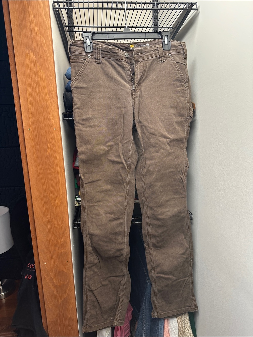 Carhartt Brown Canvas Work Trousers